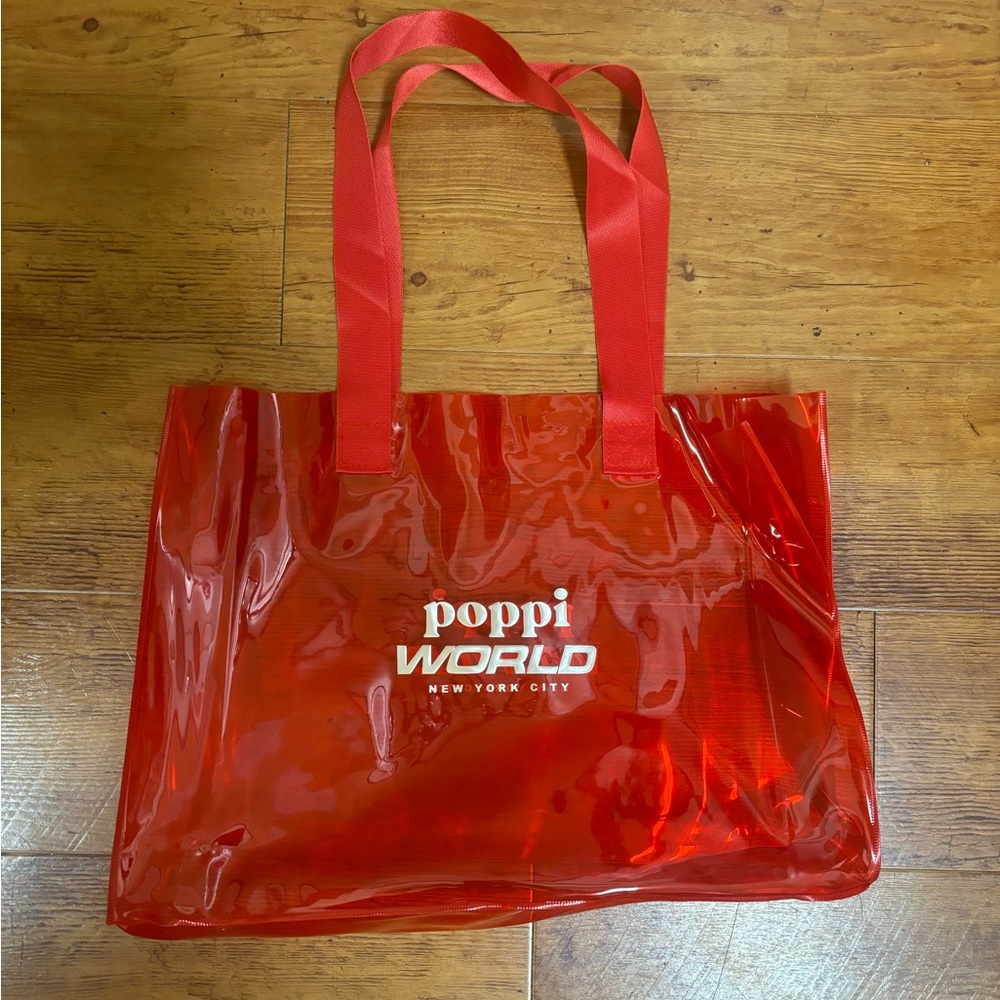 (737) POPPI WORLD RED BAG